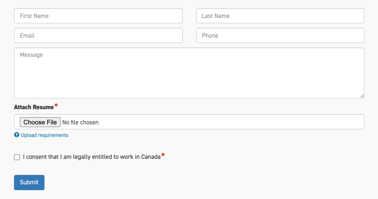 job form