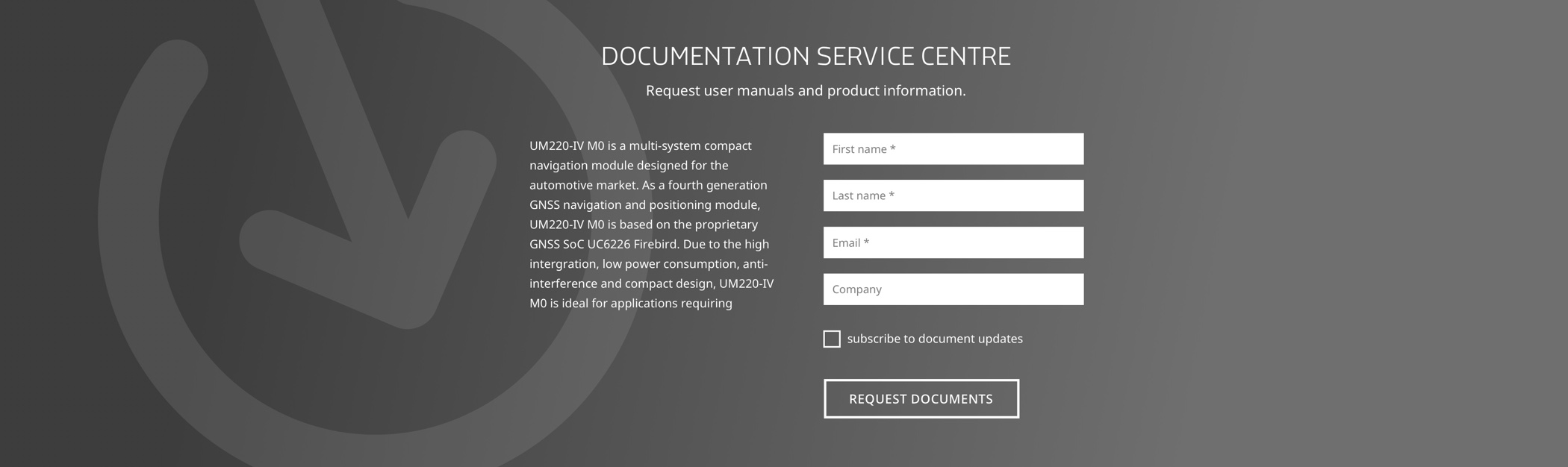 Documentation service center