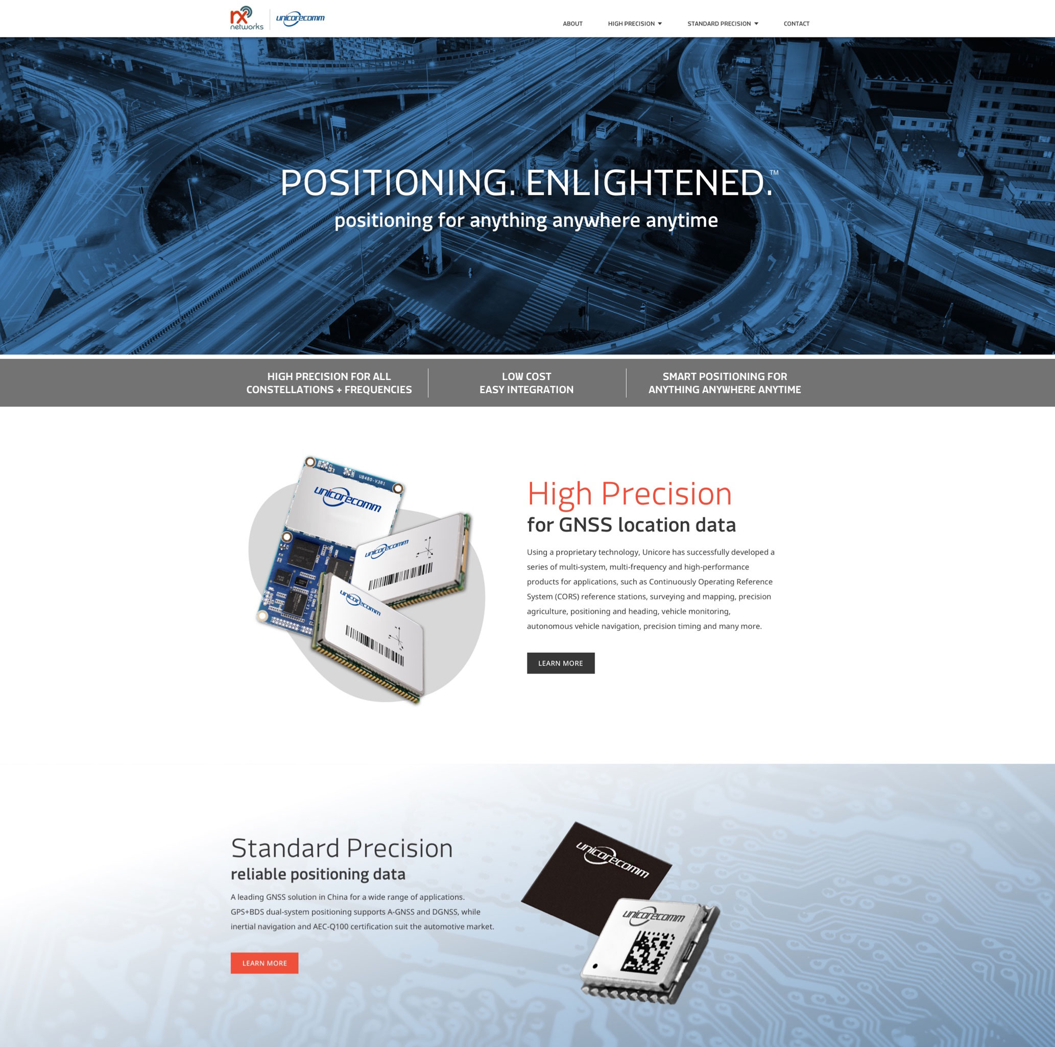Desktop home page