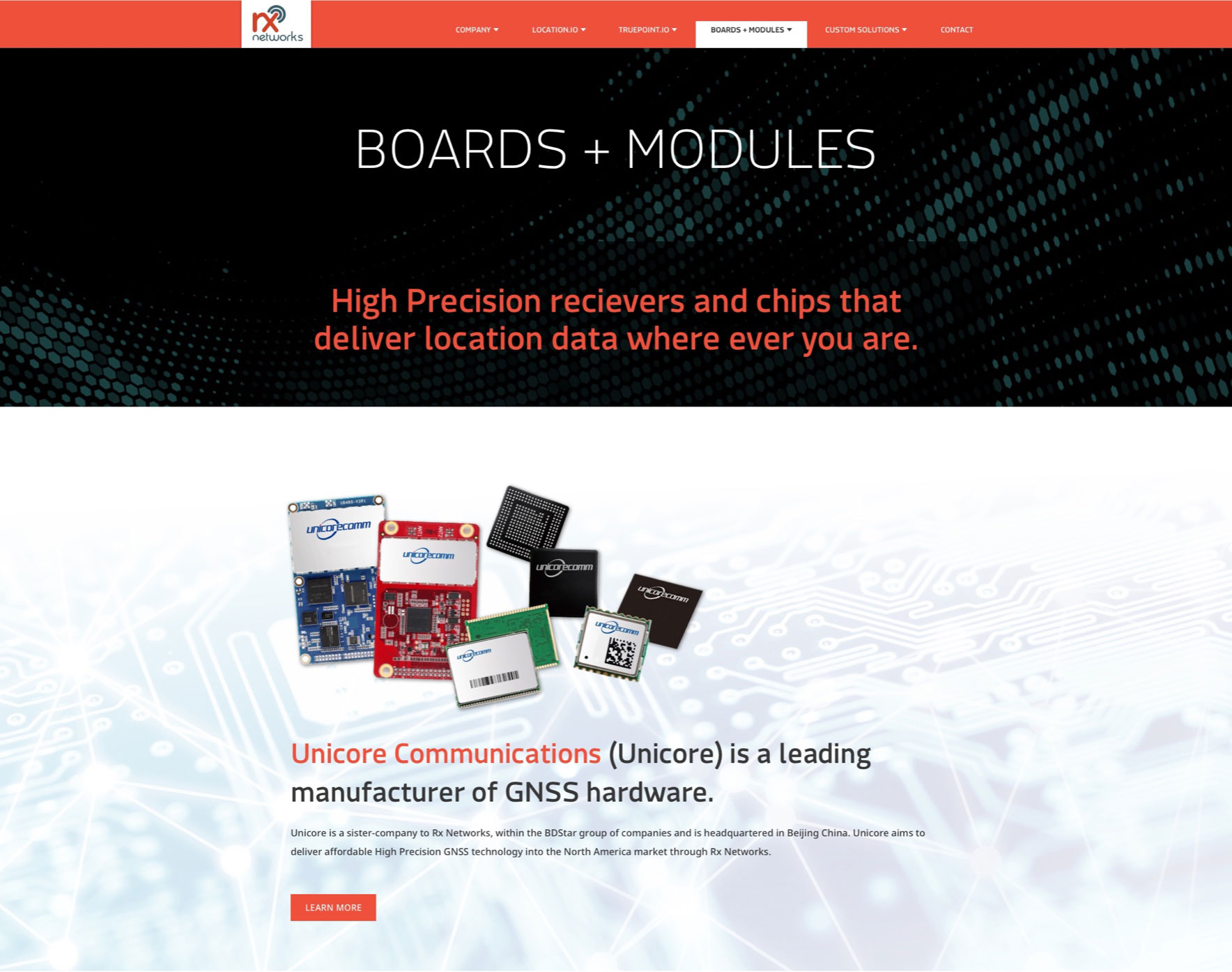 Board and Module page