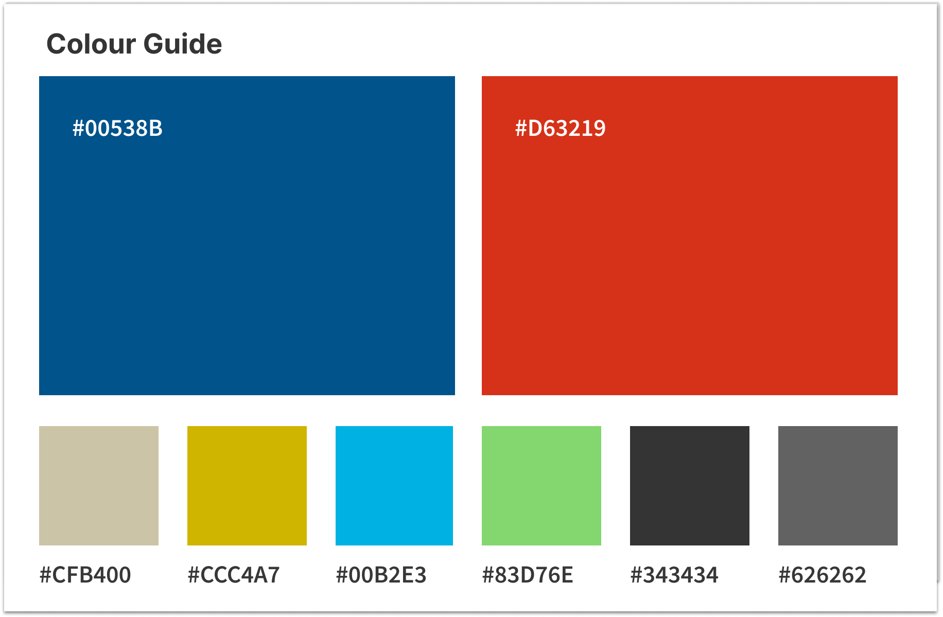 Colour Guide