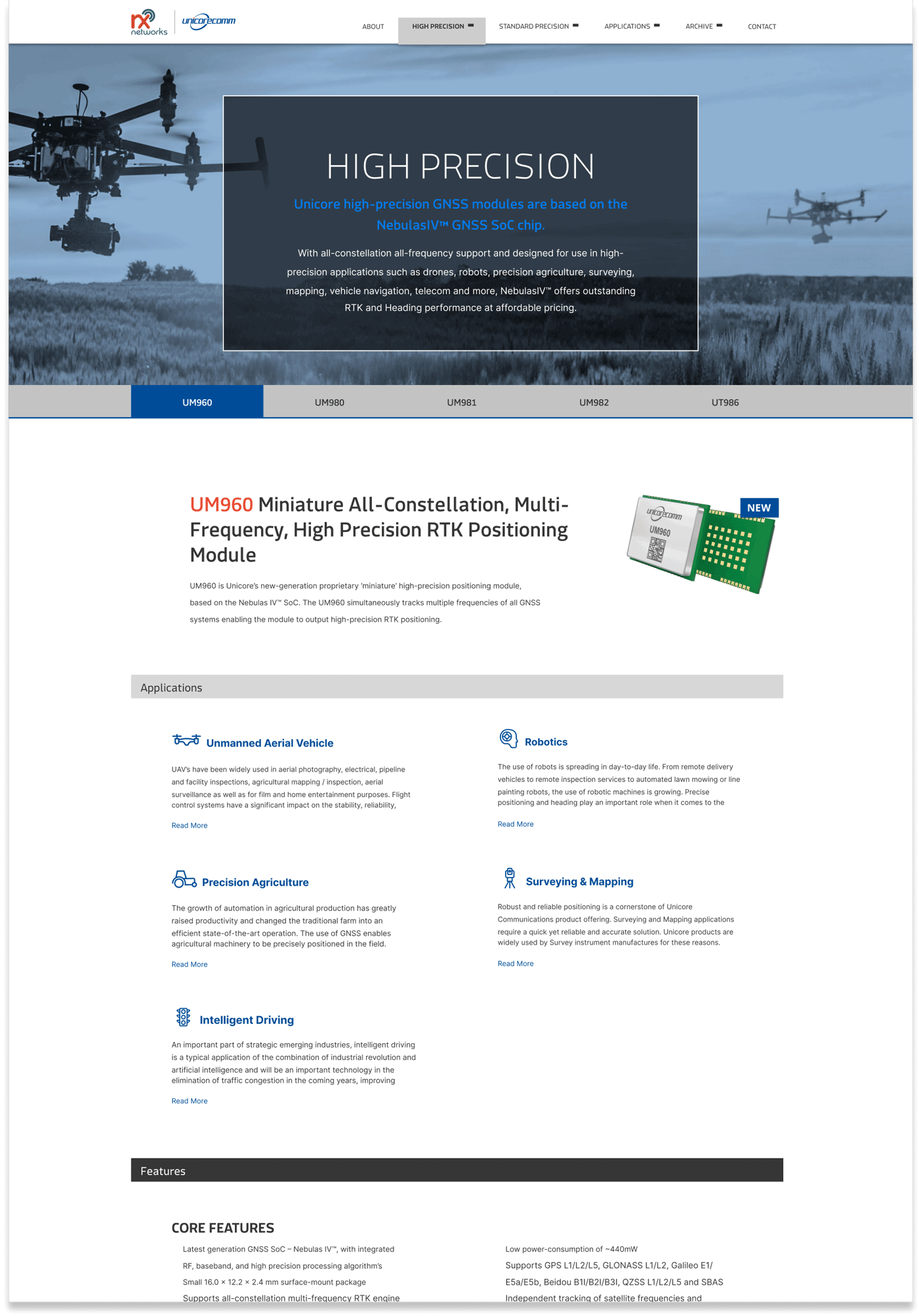 High Precision Page Application