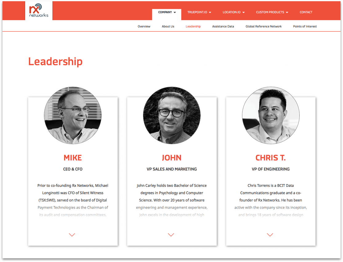 Leadership page