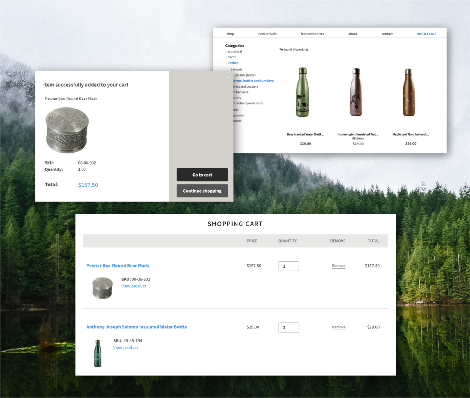 Panabo Sales checkout screens