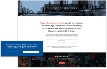 Board and Module page(Unicorecomm)