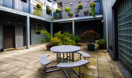 Office courtyard
