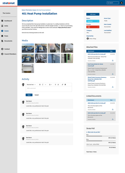 STRAT Issue Page