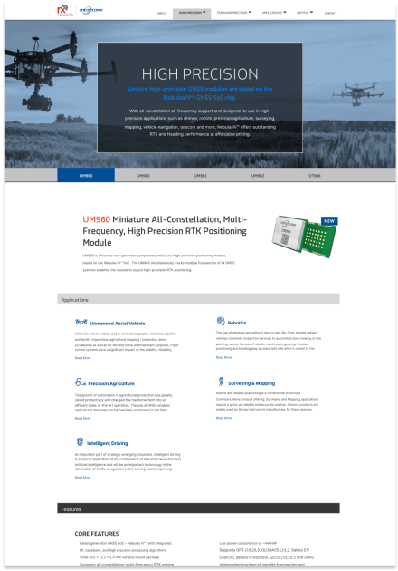 High Precision Page Application